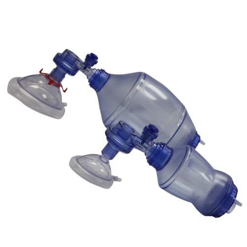 Training Bag Valve Mask (BVM) for CPR Training, Adult/Child and Infant/Neonate In Mesh Bag