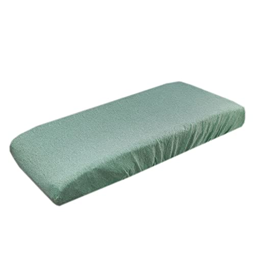 Housse de matelas à langer en tricot souple Emerson Copper Pearl