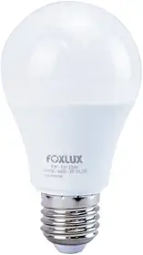 Foxlux Lâmpada LED Bulbo 9W 3000K Bivolt