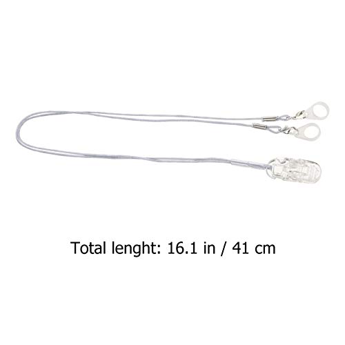 VILLCASE 1 Conjunto de Presilha para Aparelhos Auditivos Suporte Bte Corda Anti-Perda Portátil Corda