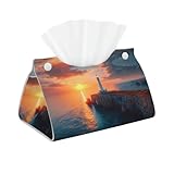 Photo Gallery lighthouse at sunset coast - copertura per scatola di fazzoletti, moderna, lunga, pieghevole, in pelle, accessorio per bagno, scrivania, auto, tavolo, decorazione per la casa Photo Gallery lighthouse at sunset coast - copertura per scatola di fazzoletti, moderna, lunga, pieghevole, in pelle, accessorio per bagno, scrivania, auto, tavolo, decorazione per la casa