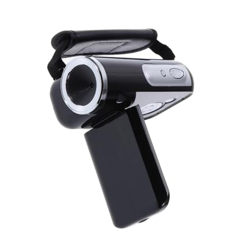 Caméra mini DV pour vlogs de voyage et selfies réussis en noir