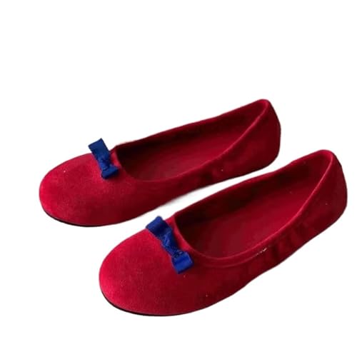 Sandals Women Retro French flat blue fashionable all-match single shoes with soft sole2