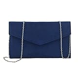Bolso fiesta ante sobre azul noche