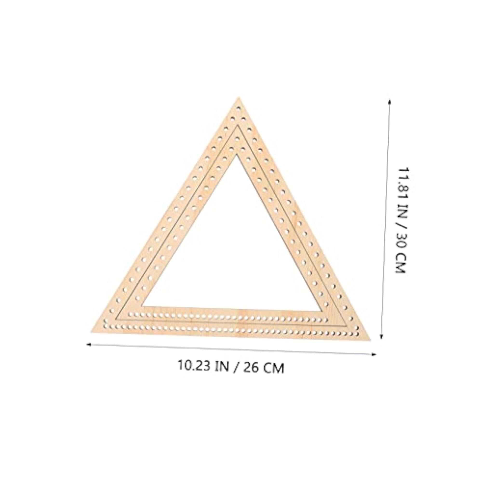 Triangle Weaving Tool for DIY Tapestry Crafting