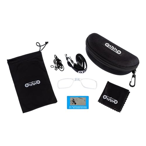 Óculos De Sol Ciclismo Beach Volei Praia 5 Lentes Kit De Acessórios (Preto e Vermelho)