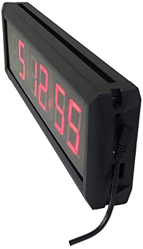 Marcador digital y temporizador LED de 6 dígitos con control remoto ELzEy 4