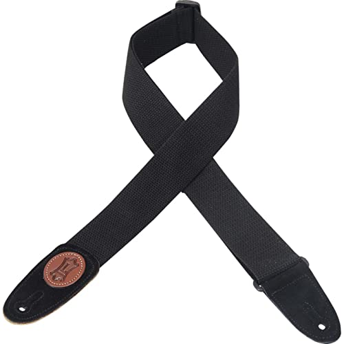 Levy’s MSSC8-BRN 2-inch Cotton Guitar Strap – Brown - Les Beatles, Paul McCartney, John Lennon, RIngo Starr, George Harrison Levy's MSSC8-BRN 2-inch Cotton Guitar Strap - Brown – Image 4