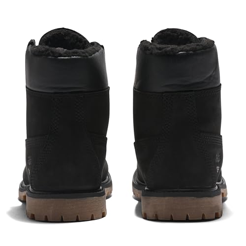 Timberland Timberland Women's Premium 6-Inch Waterproof Warm Lined Boot, Black, 6.5 Medium
