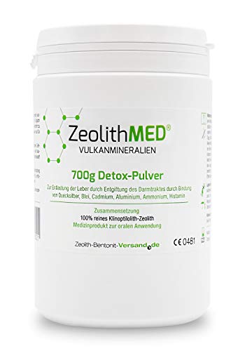 Zeolita MED 700g Polvos desintoxicantes