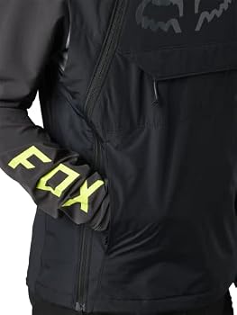 Gilet Coupe-vent Fox Racing – Homme, Taille L, Bleu, 100% Nylon, Cyclisme