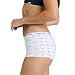 Nautica Women's Cotton Boyshort Underwear Set, 5-Pack (US, Alpha, Small, Regular, Regular, Md Heather Grey/Brixton Blue/Blushed/Terra Stone/Blushed Flag)