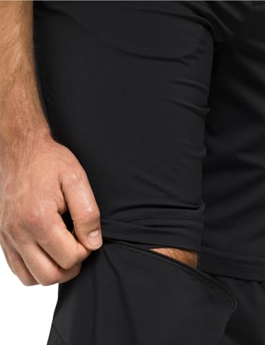 Jack Wolfskin Men's GLASTAL Zip Off Pants M, Black4