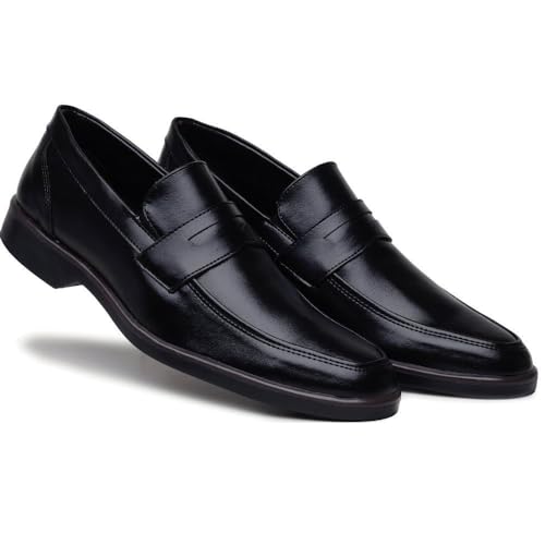 Sapato Social Oxford Masculino Sport Fino Mocassim Elegante Confortável (40, Preto)