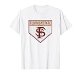 Florida State Seminoles Baseball Homeplate White T-Shirt