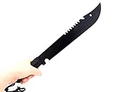 Evil Wear Machete XXL Messer Axt Kongo Camping Outdoor Combat Knifes schwarz...