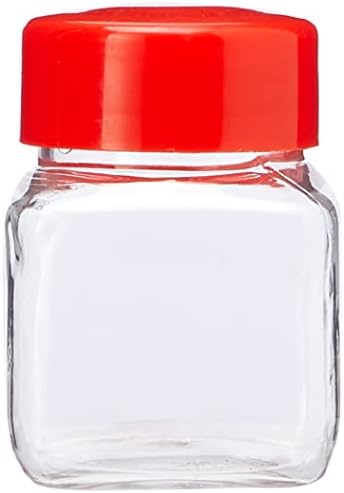 Sunpet J1500 Large Red Top Plastic Food Storage Canister Size 1500 ml, Pack of 6