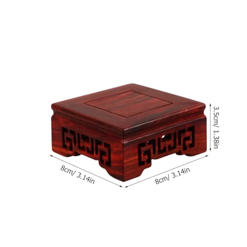 Support de vase en bois Mobestech : socle pour bonsaï et théière x5