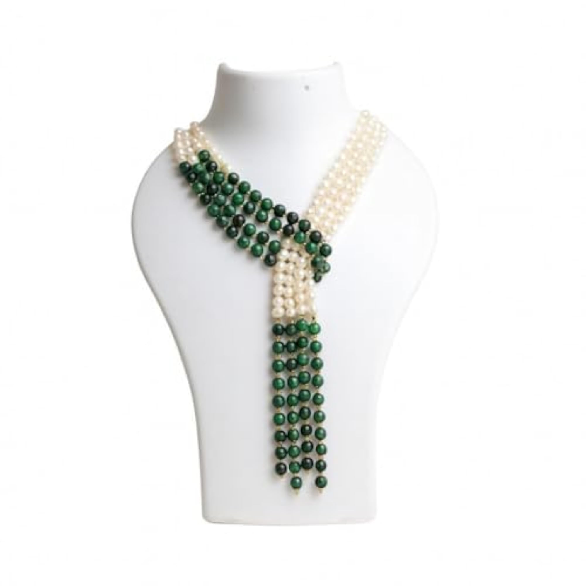 Pearl & Jade Multi-Styling Necklace for Women