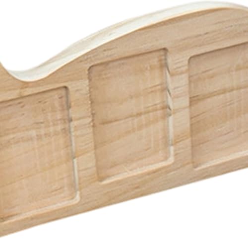 Marco conmemorativo ajustable de madera premium con soporte de fotos de diseño elegante 8