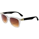 JULI Mens Womens Fashion Wayfarer Wood Bamboo Printed Black Frame Mirror Lens Wrap 52MM Sunglasses 4195WN