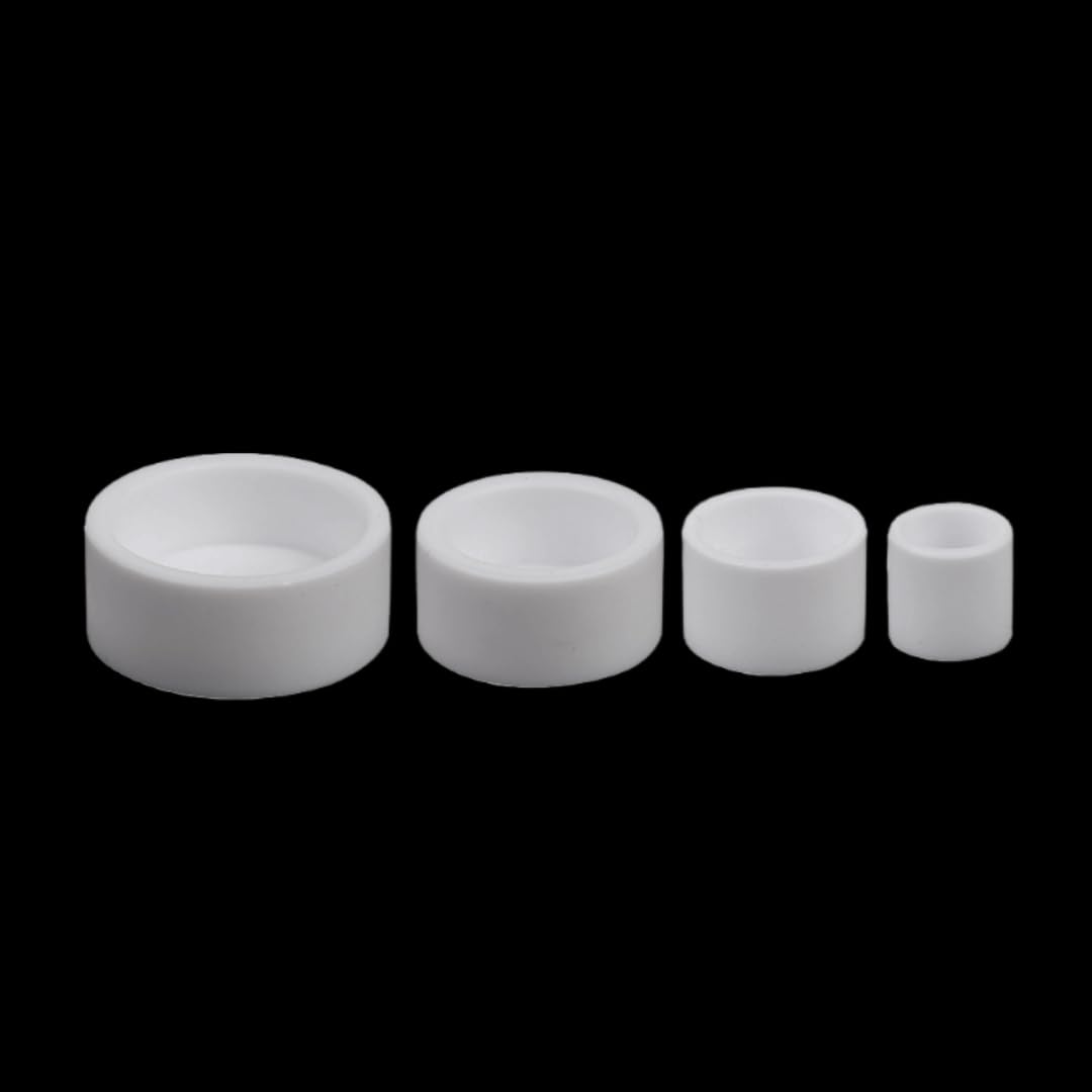 Runde PTFE-Tabletts – 15 mm Tiefe, hochtemperaturbeständige PEFT-Tabletts for den Laborgebrauch, 1 Stück(130x20x15mm)