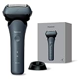 パナソニック メンズ シェーバー ラムダッシュ 3枚刃 電動 髭剃り ACアダプター充電/充電スタンド 密着3Dヘッド ES-L361W-A ティールブルー