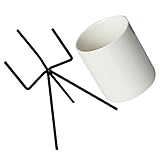 PRETYZOOM Eleganter Essstäbchenhalter für Die Küche Keramik-löffelbox Utensilien-organizer Schwarzer Ständer Leicht Zu Reinigen