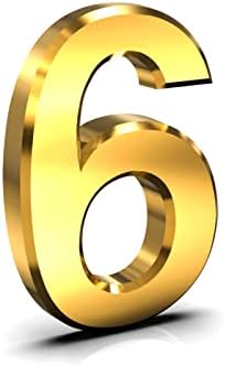 Stick On Door Numbers, 3 Inch 3D Mailbox Numbers, Self Adhesive House Numbers Plaques, Door Numbers for House, Apartment, Mailbox, Hotel, Office, Room, Courtyard, Cafe (2, Silver)