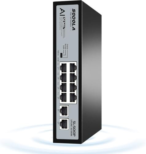 Image of Sodola 8 Port 2.5Gb Web Managed PoE Switch with 2 x 10G SFP+