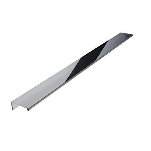 #3306-20 in. CKP Brand Back Mount Finger Edge Pull, Polished Chrome - 10 Pack by CKP - Image 3