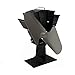 Produktbild LIGHTOP Stromloser Ventilator Kein Lärm Ventilator KaminÖfen Stromloser Öfen Ventilator 2 Flügel Holzofen Log Brenner Kamin Ventilator Kleines Blatt für Kamin Holzöfen Öfen
