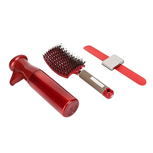 Kit de coiffure brosse à évent incurvée flacon pulvérisateur pince - 7