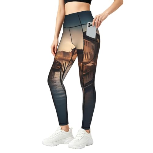 Leggings de entrenamiento para mujer Venice Night con conjunto fitness