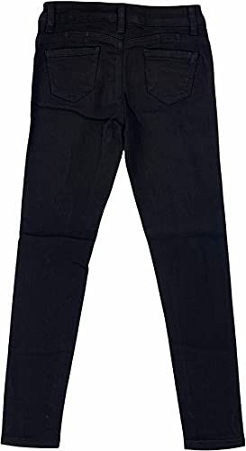 Image of ToBeInStyle Girl's Denim Easy Styling Classic Timeless Everyday Jeans Zip-Up Closure