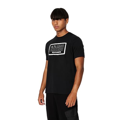 Armani Exchange We Beat as one TADMen's Round Neck, Regular Fit, Pima...