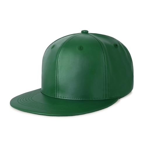 Casquette snapback hip-hop CHOK.LIDS ajustable en similicuir pour éviter les maux de tête