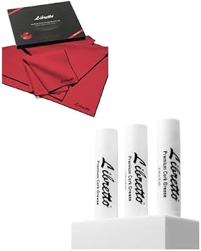 Libretto Microfiber Polish Cloth + Premium Cork Grease