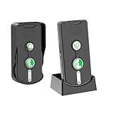2 Way Wireless Doorbell Intercom Indoor Outdoor, Long Range Door Intercoms System for Home with Waterproof Cover Rechargeable Battery,30 Days Long Standby Time 5 Level Volume Adjustment