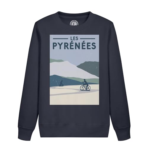 Sweatshirt enfant Les Pyrénées vélo pour jeune cycliste