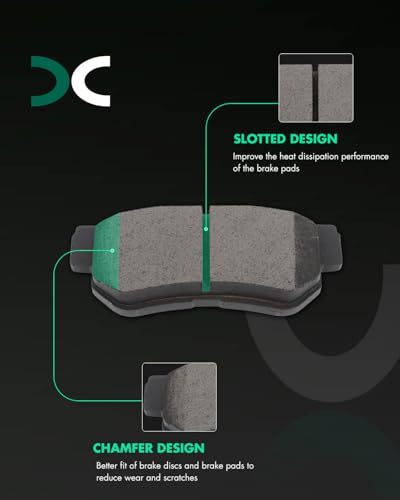 Image of SCITOO D864 D813 8PCS Front and Rear Ceramic Brake Pad Sets | Fit For Hyundai For Santa Fe 2001-2006,For XG300 2001,For XG350 2002-2003