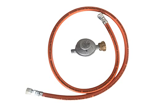 Foto von BSR-Grillen Profi Gasgrill 2-flammig mit Stahl-Pfanne I Gasbräter I Gastrobräter I Grillpfanne hoher Rand I Piezo-Zünder I 2 Gasregler stufenlos regelbar I Edelstahl I Gasschlauch & Druckminderer