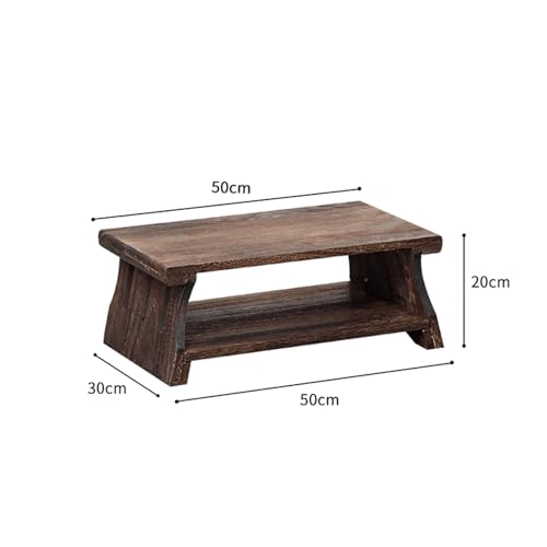 Table basse japonaise pliante bois massif table rectangulaire sans assemblage - 3
