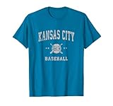 Kansas City Vintage Baseball Throwback Retro Design T-Shirt