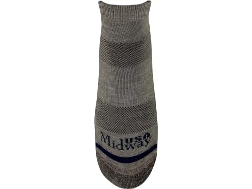 Men's Lightweight Ankle Hiking Socks Merino Wool 2 Pairs2