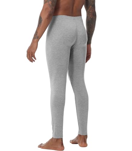 WiWi Men's Long Johns Thermal Underwear Bottoms Base Layer Leggings Viscose from Bamboo Baselayer Pants S-XXL2