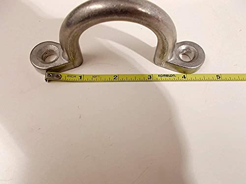 Ymhyjy Replace Trailer Tie Loop 2" I.d. Aluminum Bolt-On Lashing Rope Tie Down Ring Horse (2 Pack) #TOP4