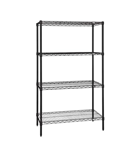 Quantum Storage Systems WR63-1824BK Starter Kit for 63" Height 4-Tier