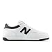 New Balance Unisex-Adult BB480 V1 Sneaker, White/Black, 8
