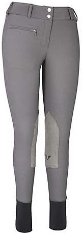 TuffRider Ribb Wide Waist Breech 32R Charcoal